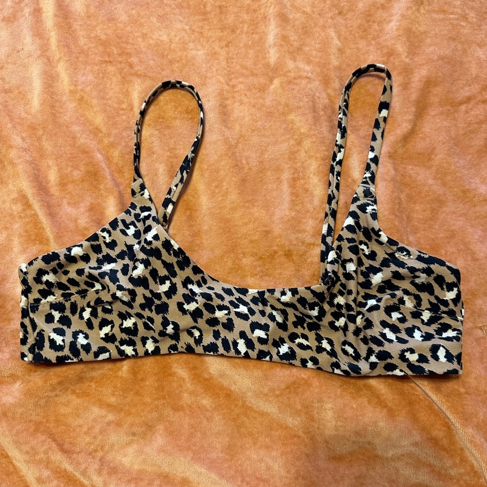 Aerie Animal Print swim top
